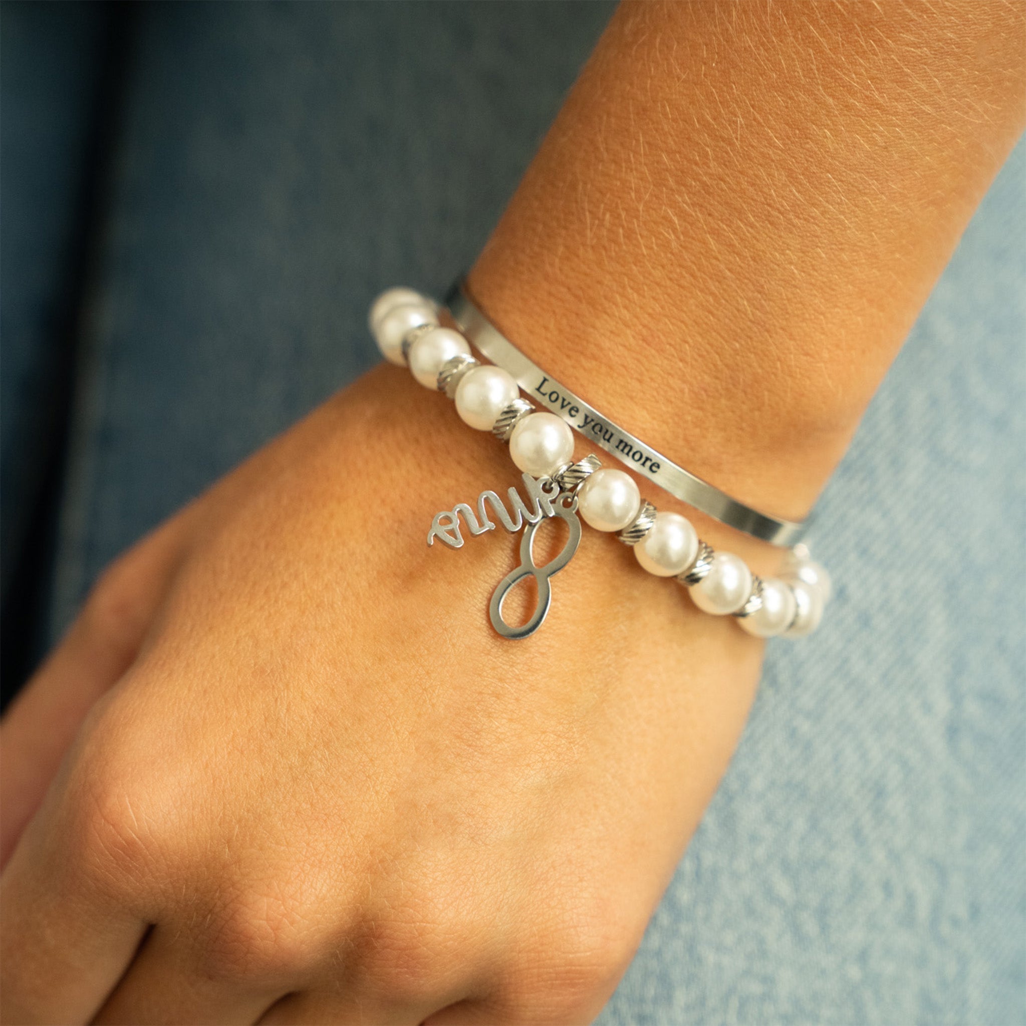 18K Gold PVD Stainless Steel Mrs Charm