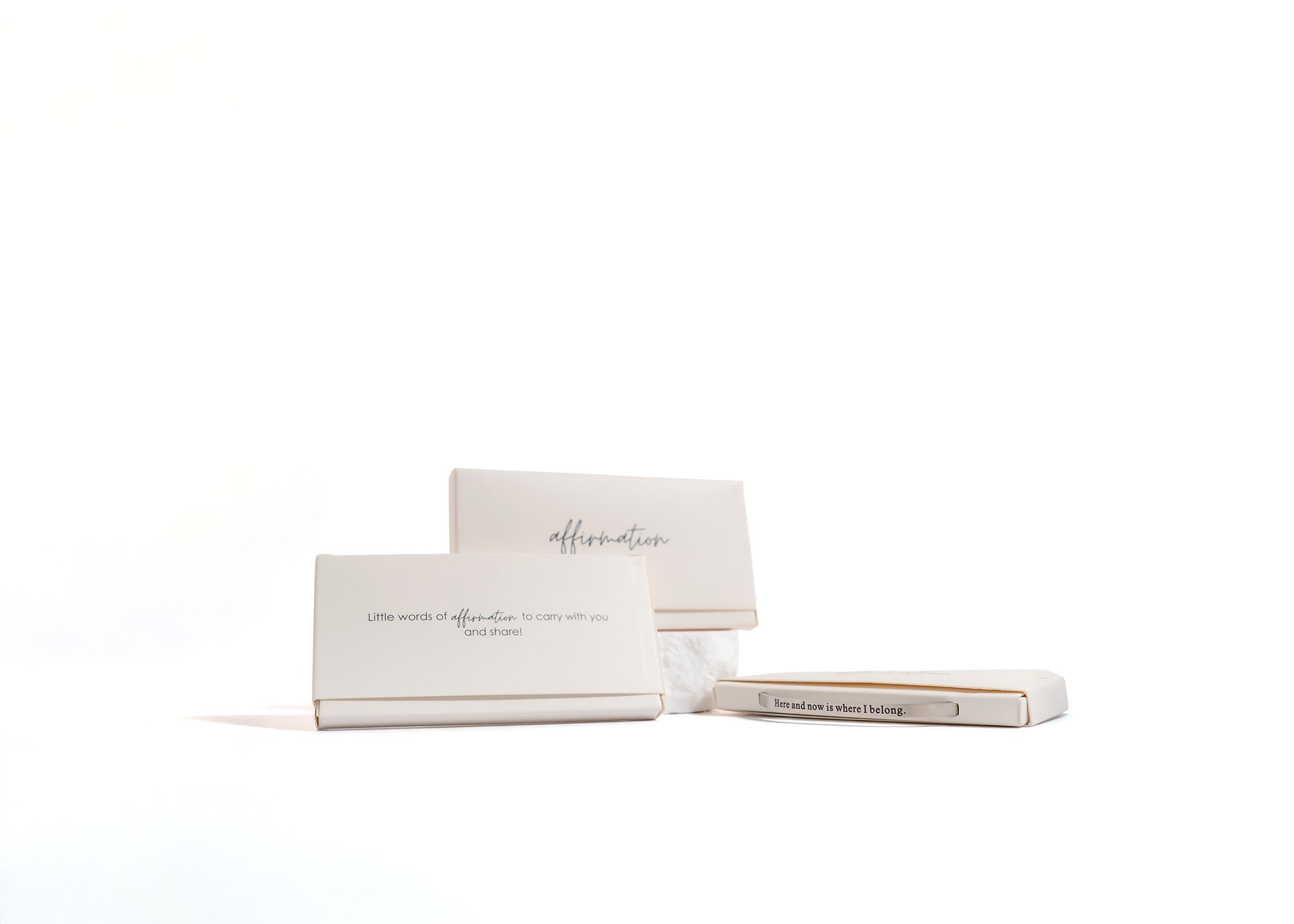 18K Gold PVD Now is where I belong Engraved Bracelet