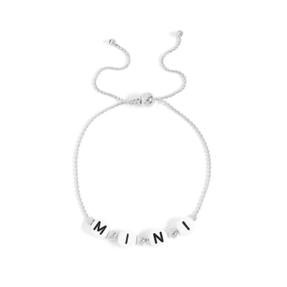 18K Gold PVD Stainless Steel "Mini" Adjustable Beaded Bracelet