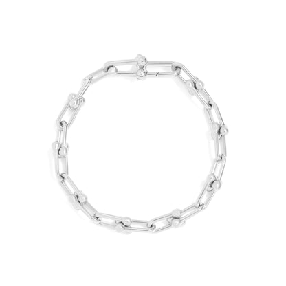 18K Gold PVD Stainless Steel Hardware Bracelet