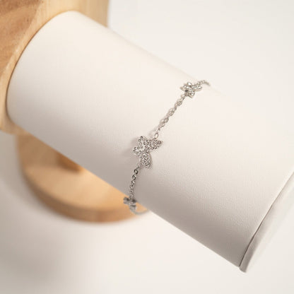 18K Gold PVD Stainless Steel Butterfly Bracelet