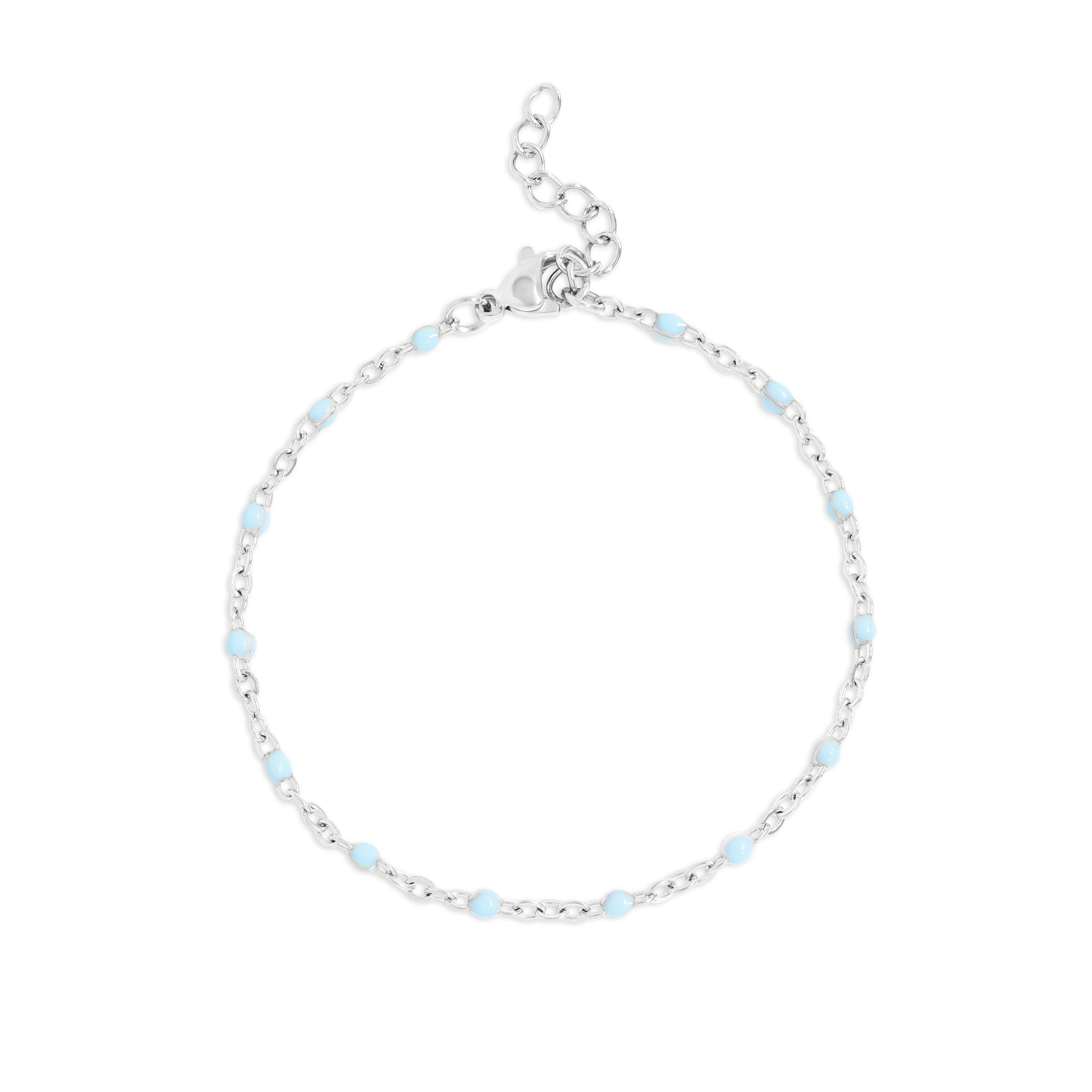 18K Gold PVD Stainless Steel Turquoise Confetti Bracelet