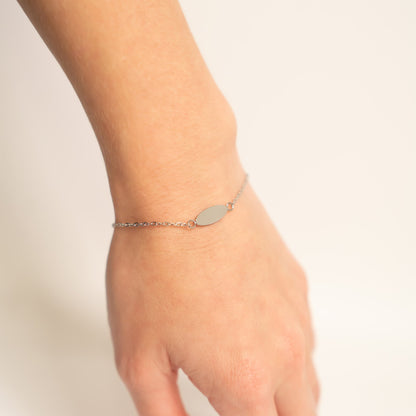 18K Gold PVD Stainless Steel Blank Bracelet
