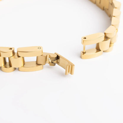 18K Gold Stainless Steel Watch Band Bracelet
