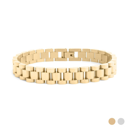 18K Gold Stainless Steel Watch Band Bracelet