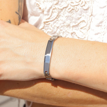 Stainless Steel Men's Blank Bracelet