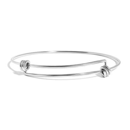 Stainless Steel Expandable Bangle Bracelet