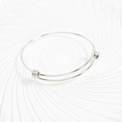 Stainless Steel Expandable Bangle Bracelet
