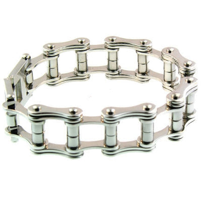 Stainless Steel Bike Chain Bracelet