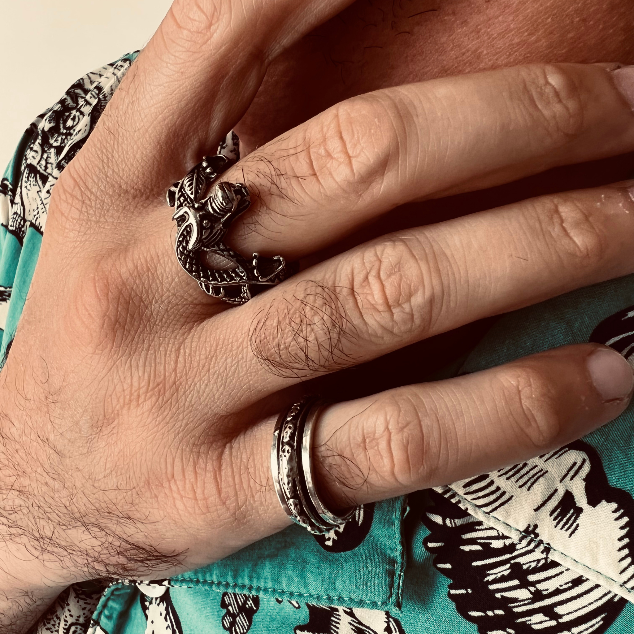 Stainless Steel Eastern Dragon Ring