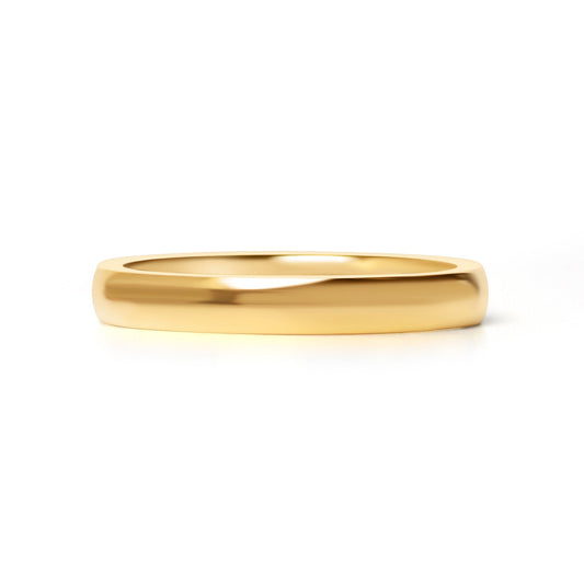 18K Gold PVD Stainless Steel Blank Ring