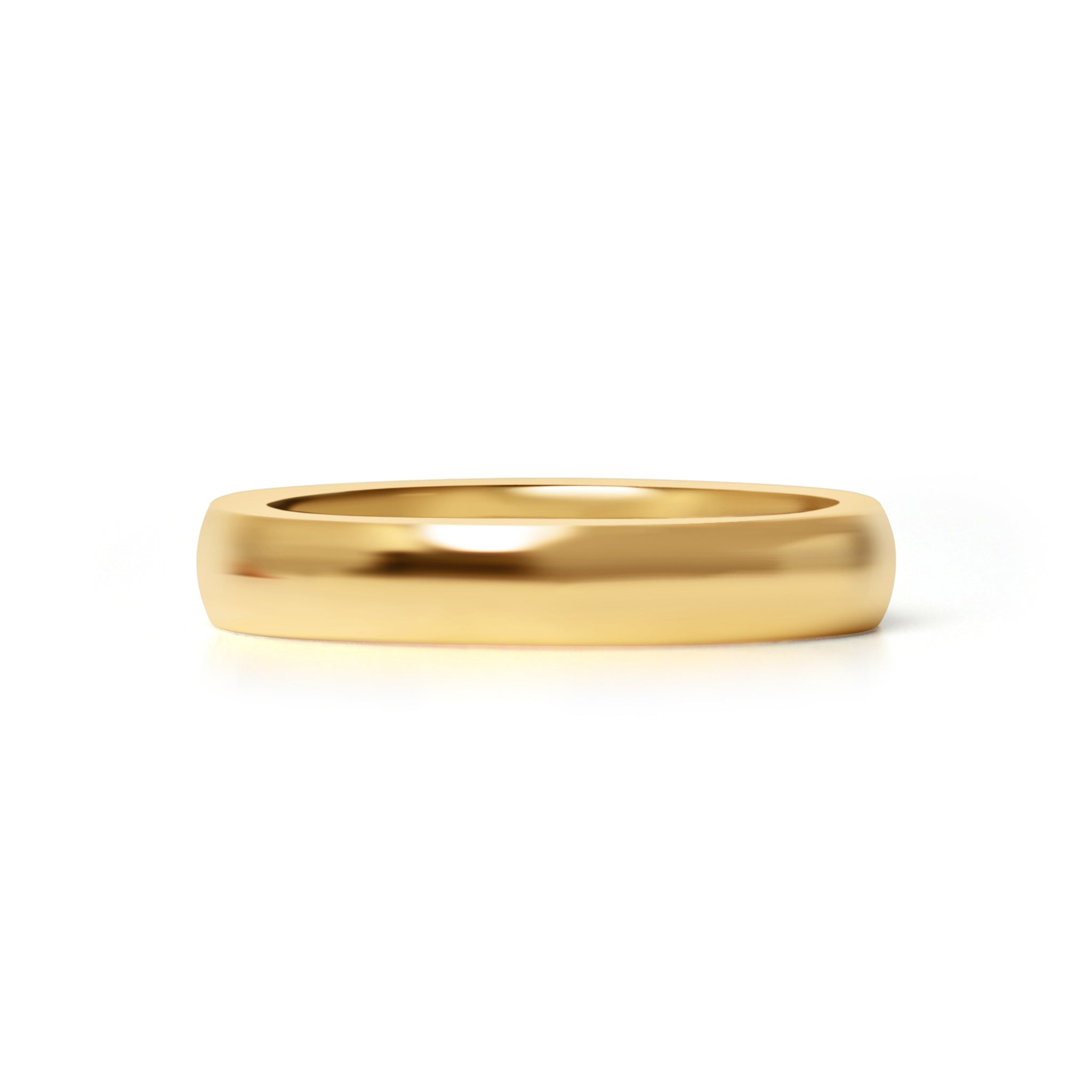 18K Gold PVD Stainless Steel Blank Ring
