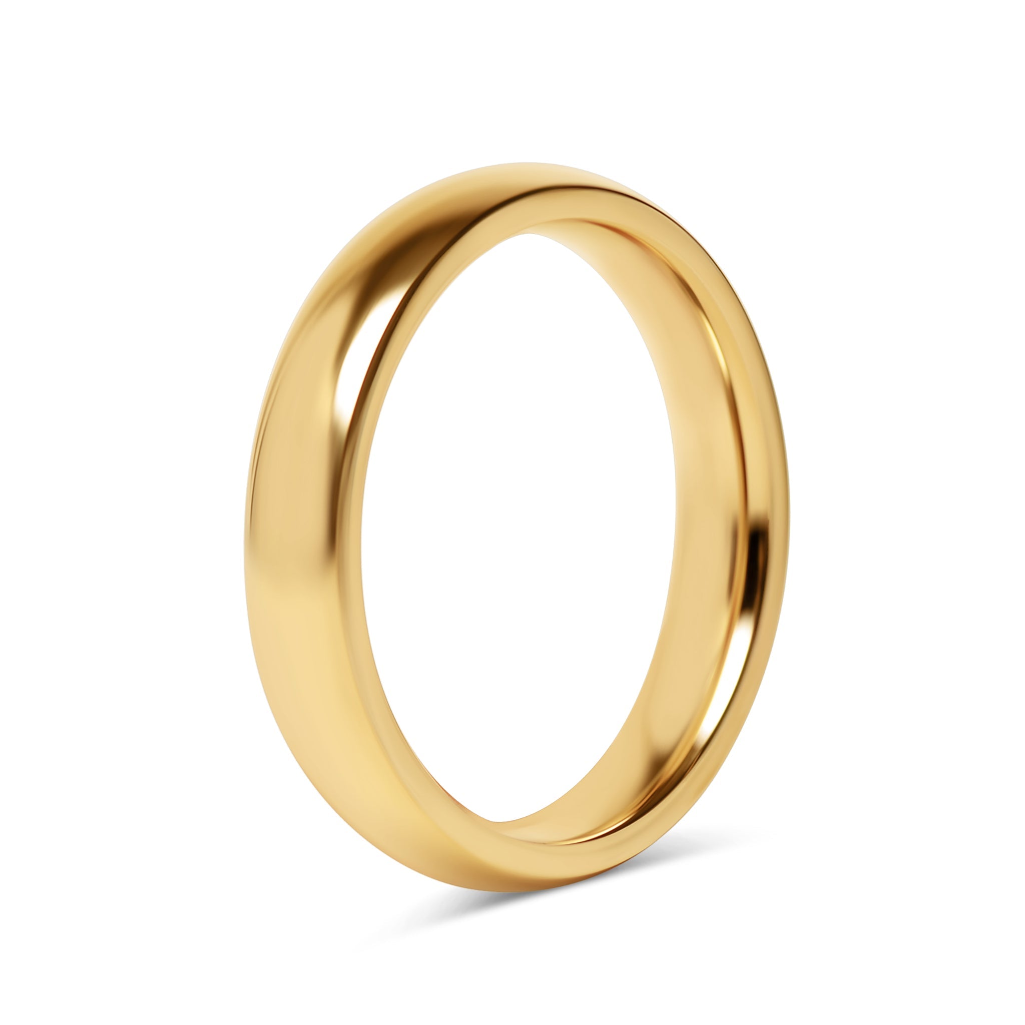 18K Gold PVD Stainless Steel Blank Ring