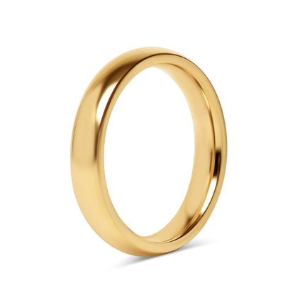 18K Gold PVD Stainless Steel Blank Ring