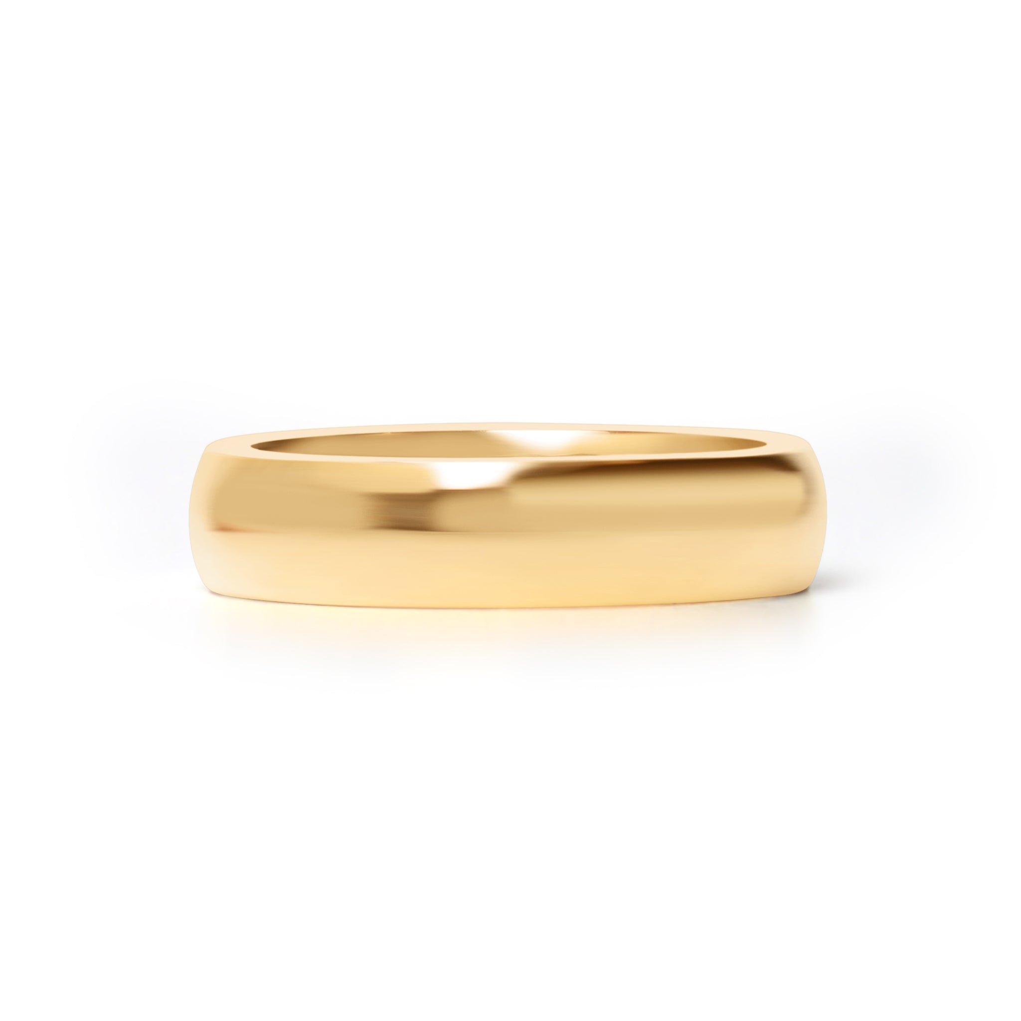 18K Gold PVD Stainless Steel Blank Ring