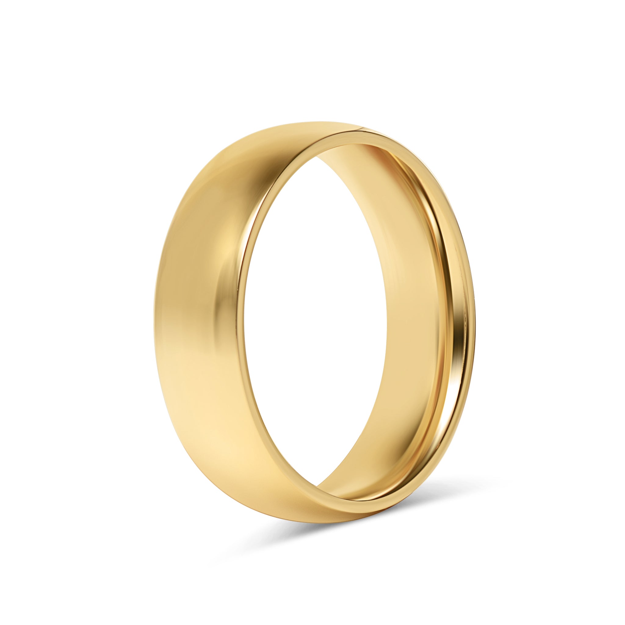 18K Gold PVD Stainless Steel Blank Ring