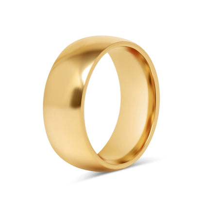 18K Gold PVD Stainless Steel Blank Ring