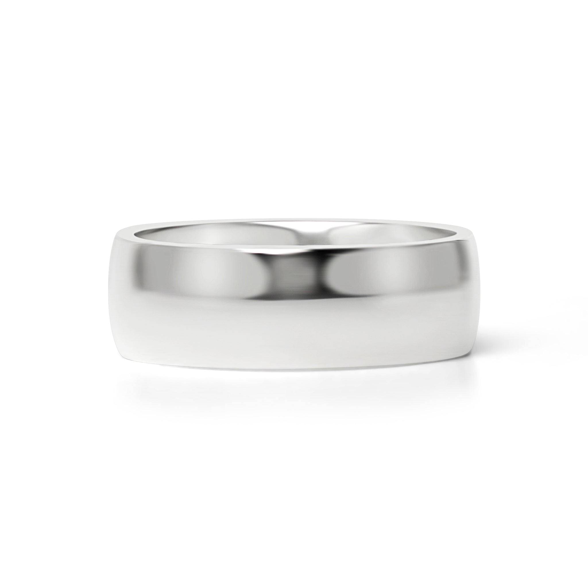 Highly Polished Stainless Steel Blank Ring 7mm - 11mm
