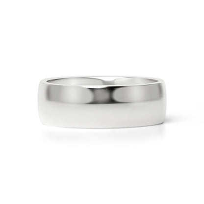 Highly Polished Stainless Steel Blank Ring 7mm - 11mm