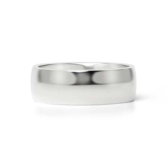 Highly Polished Stainless Steel Blank Ring 7mm - 11mm