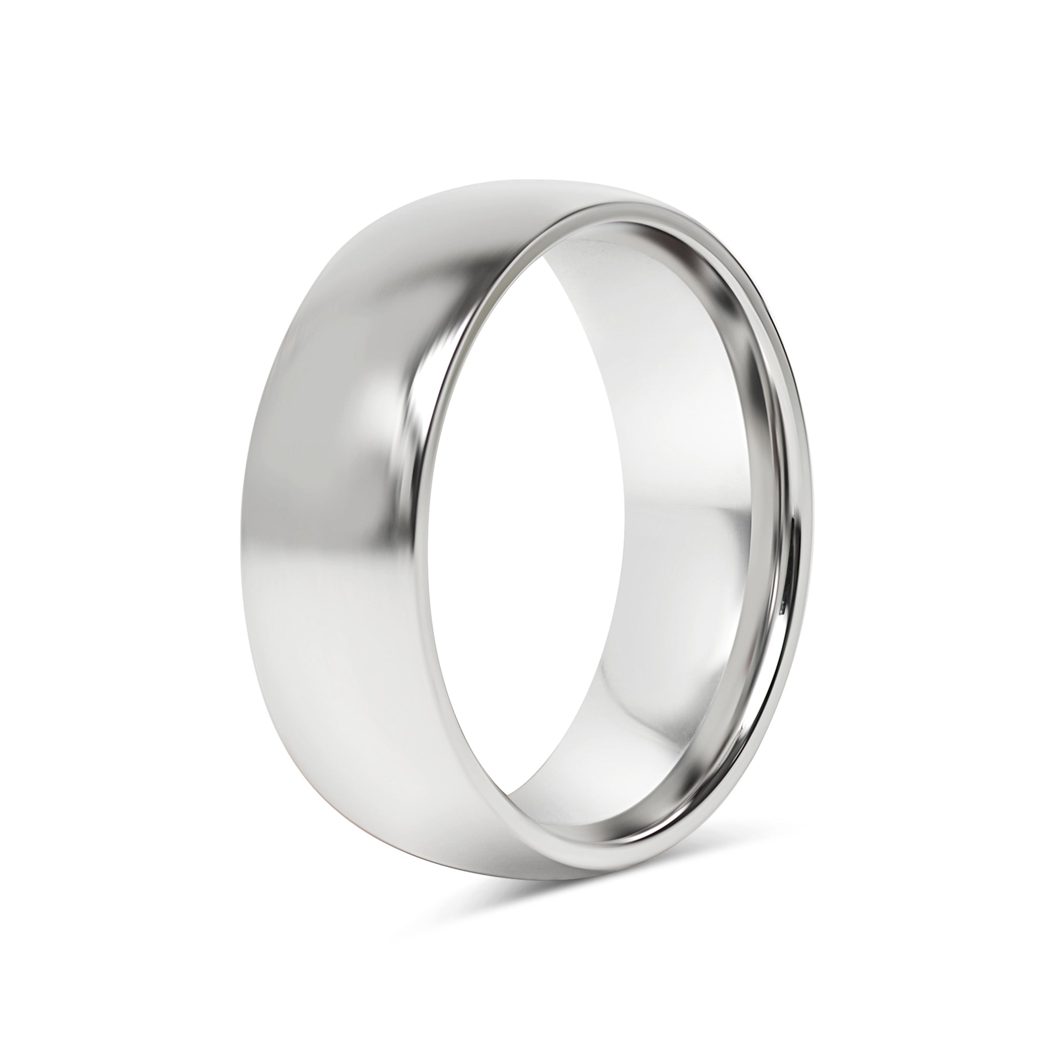 Highly Polished Stainless Steel Blank Ring 7mm - 11mm