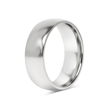 Highly Polished Stainless Steel Blank Ring 7mm - 11mm