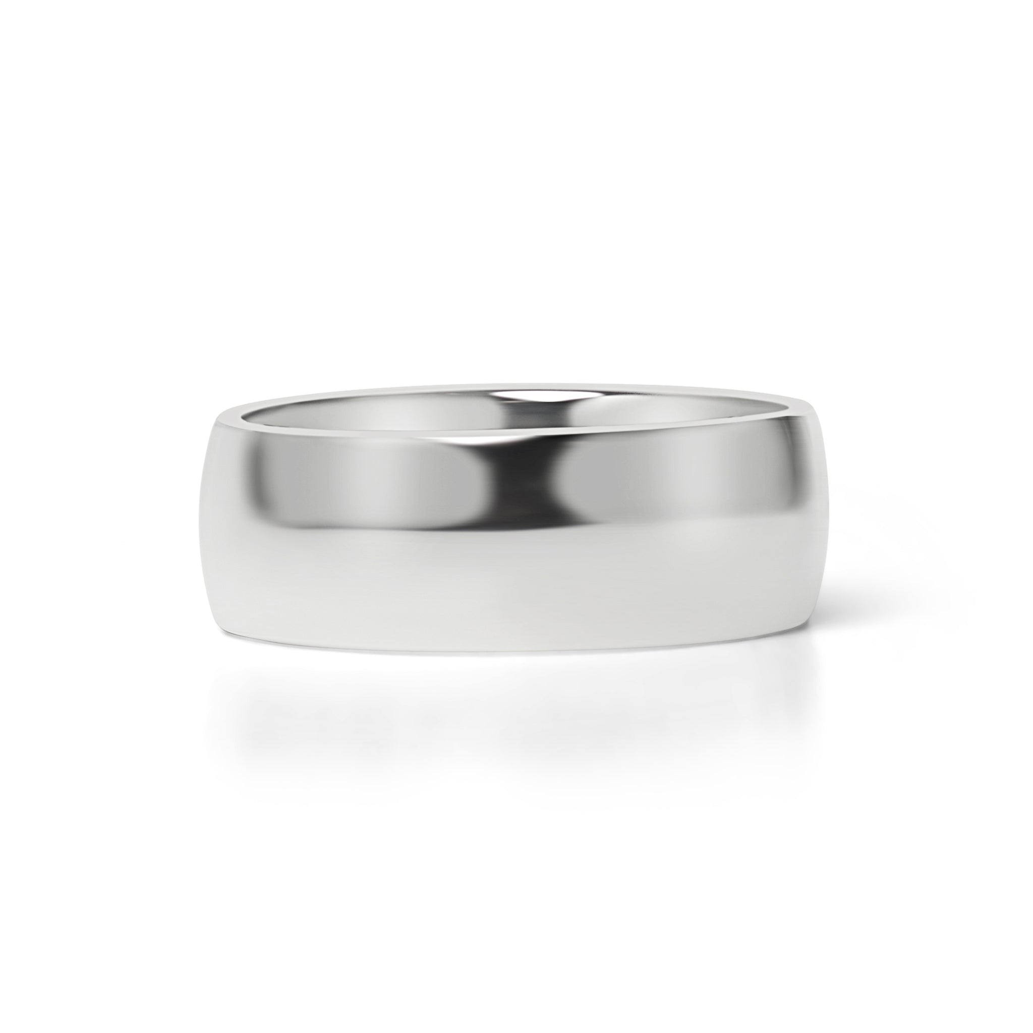 Highly Polished Stainless Steel Blank Ring 7mm - 11mm