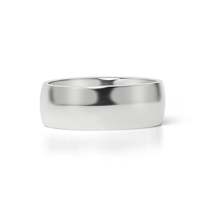 Highly Polished Stainless Steel Blank Ring 7mm - 11mm