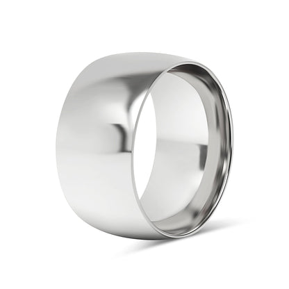Highly Polished Stainless Steel Blank Ring 7mm - 11mm
