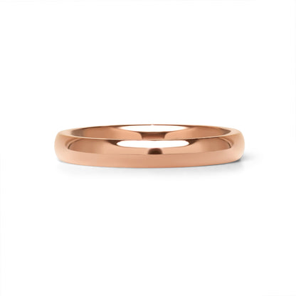 Chocolate Rounded Stainless Steel Blank Ring