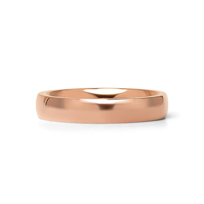 Chocolate Rounded Stainless Steel Blank Ring