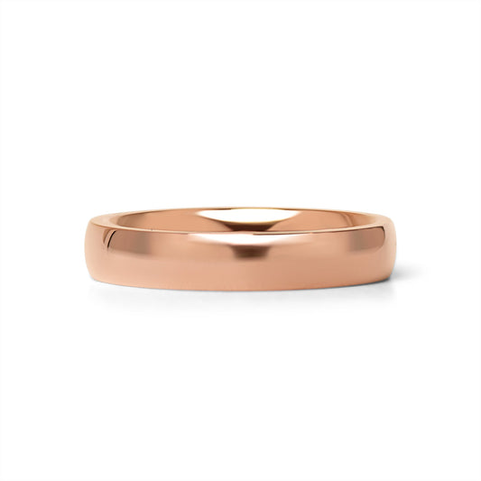Chocolate Rounded Stainless Steel Blank Ring