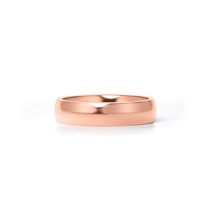 Chocolate Rounded Stainless Steel Blank Ring