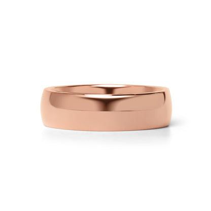 Chocolate Rounded Stainless Steel Blank Ring