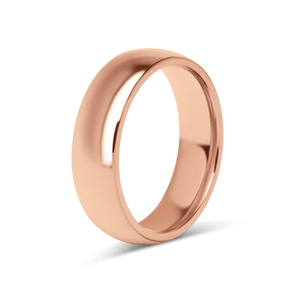 Chocolate Rounded Stainless Steel Blank Ring
