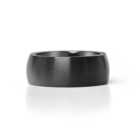 Stainless Steel Matte Black Ring