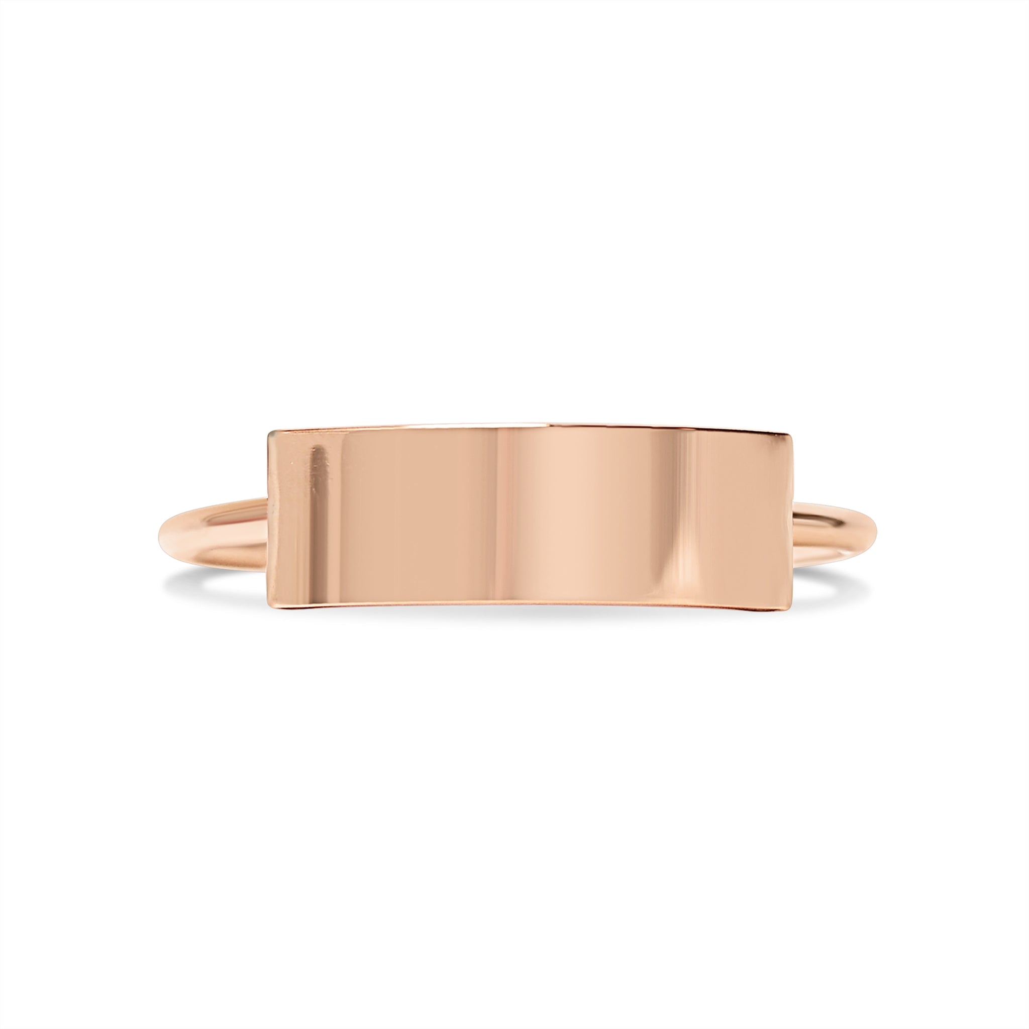 18K Gold PVD Stainless Steel Blank Stamping Ring