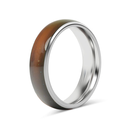 Stainless Steel Band Mood Ring