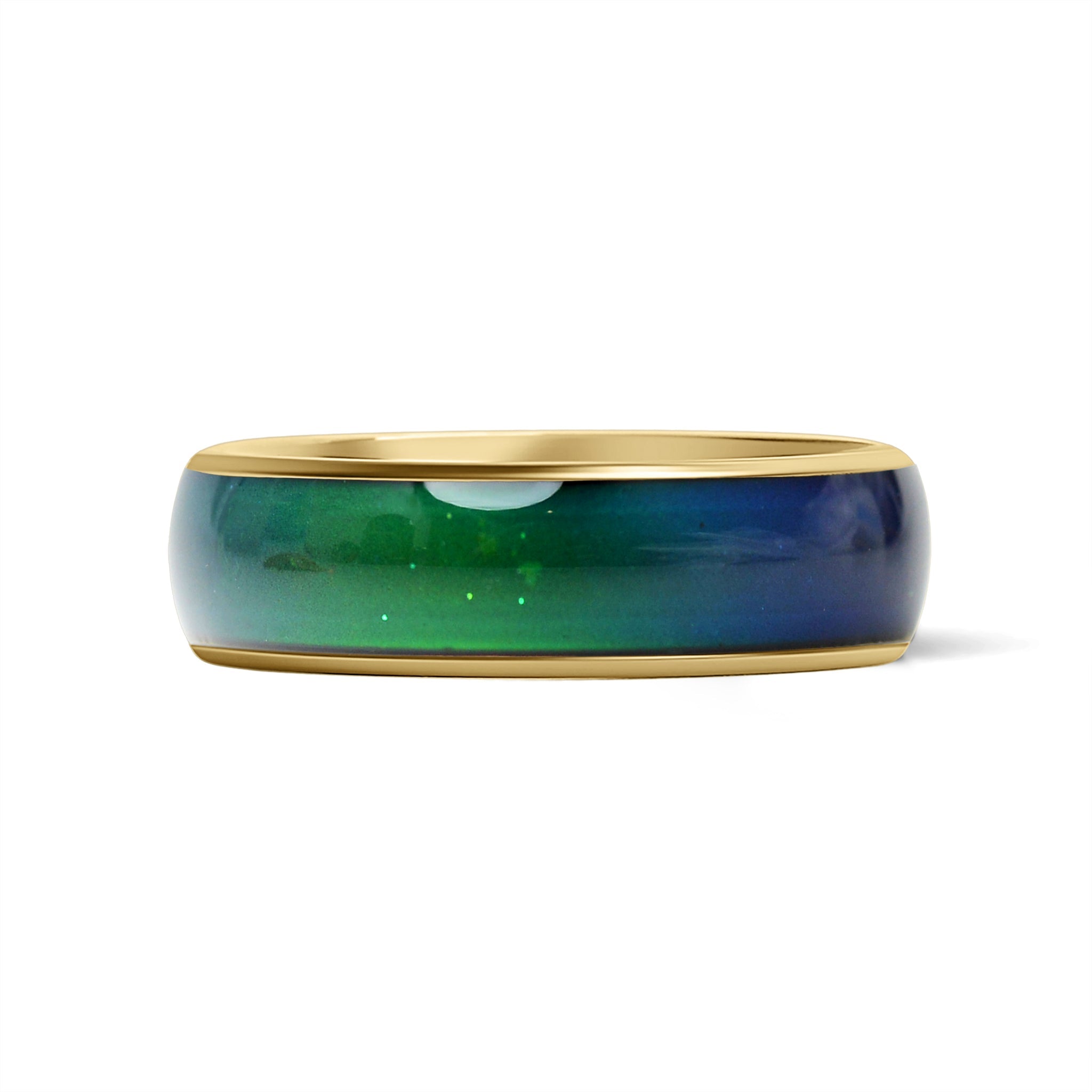 18K Gold PVD Stainless Steel Mood Band Ring