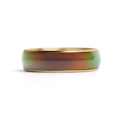 18K Gold PVD Stainless Steel Mood Band Ring