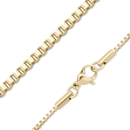 14K Gold Filled PLUS 1.5mm Box Chain Necklace