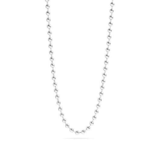 Stainless Steel Ball Bead Chain Necklace