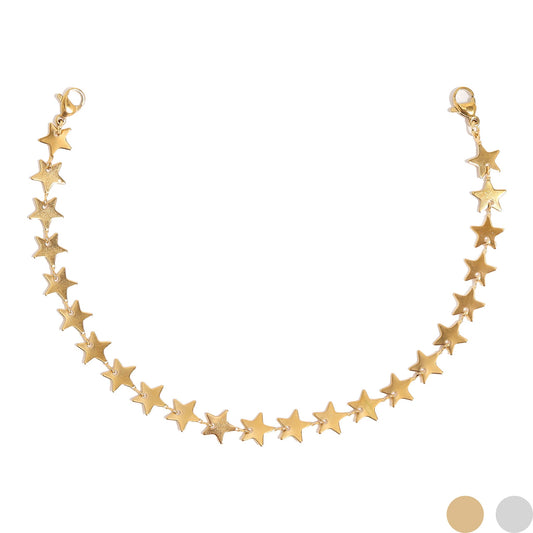 18K Gold PVD Stainless Steel Star Trucker Hat Chain