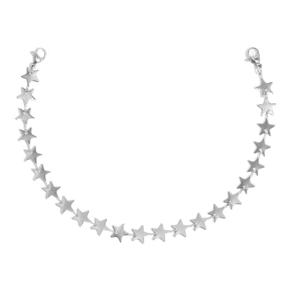 18K Gold PVD Stainless Steel Star Trucker Hat Chain