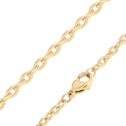 18K Gold PVD Stainless Steel Blank Engravable Butterfly Necklace