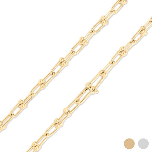 18K Gold PVD Stainless Steel Hardware Necklace