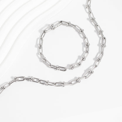 18K Gold PVD Stainless Steel Hardware Necklace