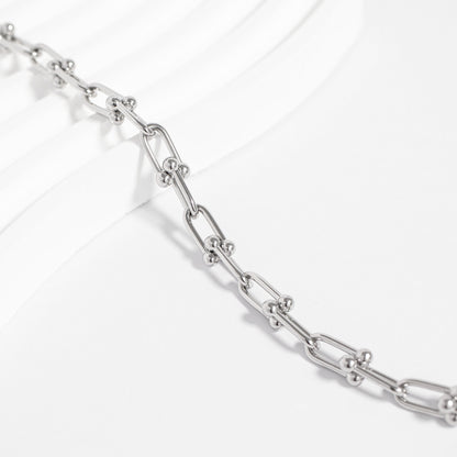 18K Gold PVD Stainless Steel Hardware Necklace