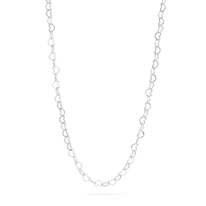 18K Gold PVD Stainless Steel Heart Chain Necklace