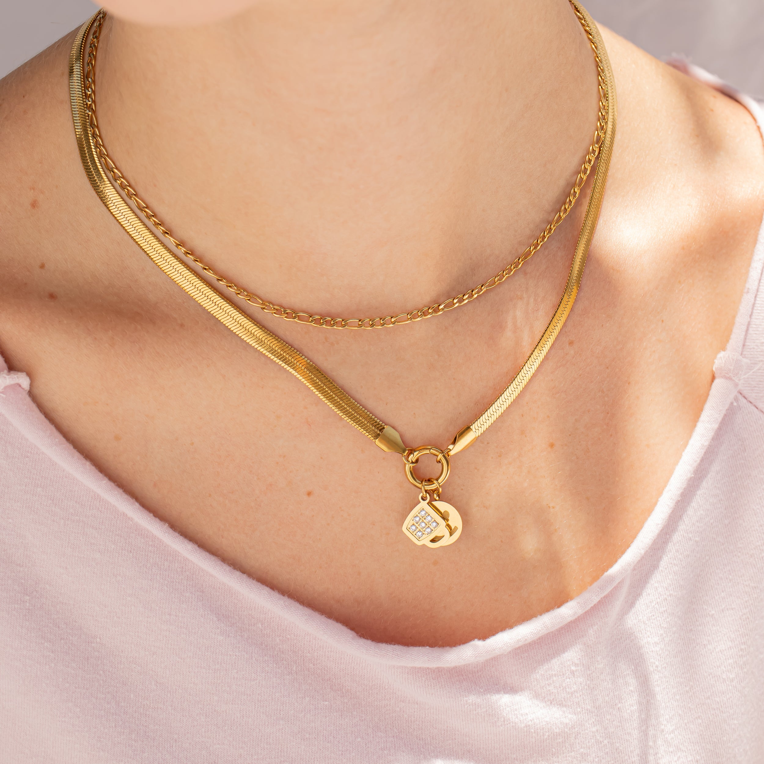 18K Gold PVD Stainless Steel Coffee Cup Charm
